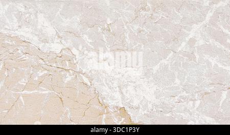 Beige and white natural stone marble forming an abstract texture background Stock Photo