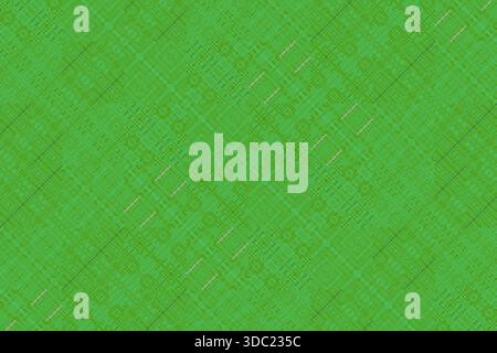 Abstract digital background with green geometric mosaic pattern and subtle pixel texture. Modern decorative surface suitable for design, branding, and Stock Photo