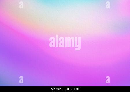 Multicolored violet- blue  gradient abstract background - hologram with paper texture Stock Photo