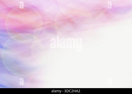 Abstract pink gradient backgroung with light circles. Stock Photo