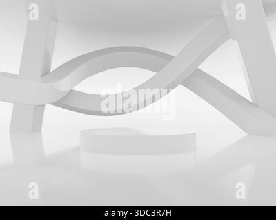 3D render shape stage perfection abstract Stock Photo