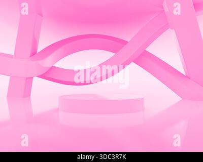 3D render shape stage perfection abstract Stock Photo