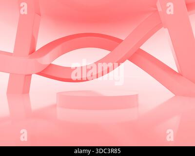 3D render shape stage perfection abstract Stock Photo