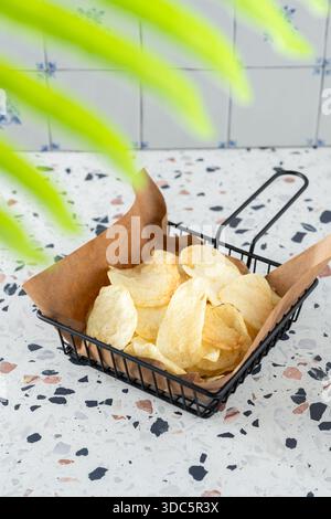 potato chips Stock Photo