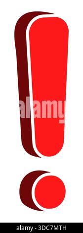 Vibrant question and exclamation mark for design projects Stock Vector