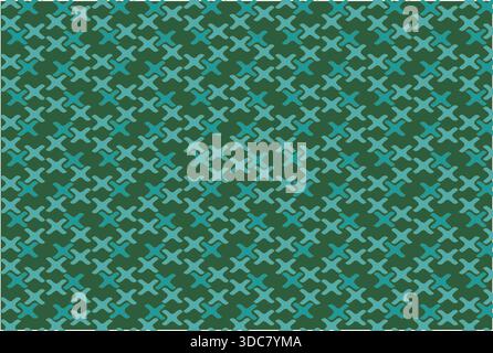 Immerse yourself in refined sophistication with this premium luxury geometric vector pattern, featuring interlocking X-shaped motifs arranged in a per Stock Vector