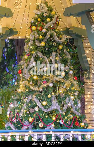 Decorated Christmas Tree Stock Photo