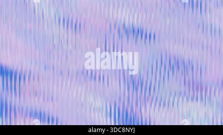 Ribbed glass background with refraction effect. Reeded glass with blue and purple gradient. Abstract background Stock Vector