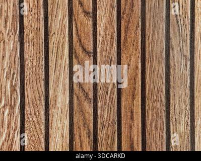 Natural Wood Texture Backdrop with Vertical Grain Pattern and Dark Separator Lines for Design Copy Space Background Stock Photo
