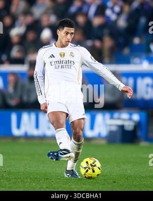 Bll Drop Jude Bellingham of Real Madrid during the La Liga EA Sports match ...