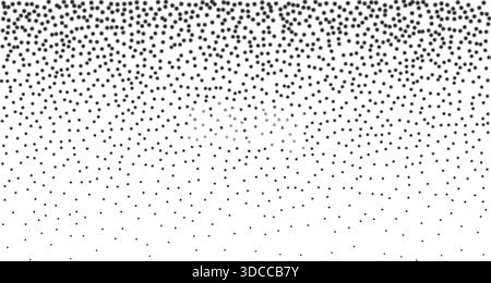Stippling gradient, noise gradient background, stipple effect made by abstract shapes. Noise gradient texture background. Stock Vector
