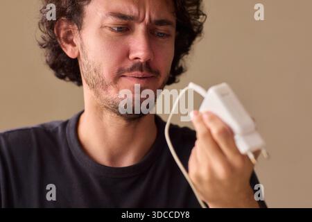 Utilizing a Heat Gun for a Wide Range of Different DIY Projects and Applications Stock Photo
