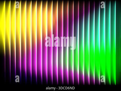 Abstract background with colorful spectrum light bars, stock vector Stock Vector