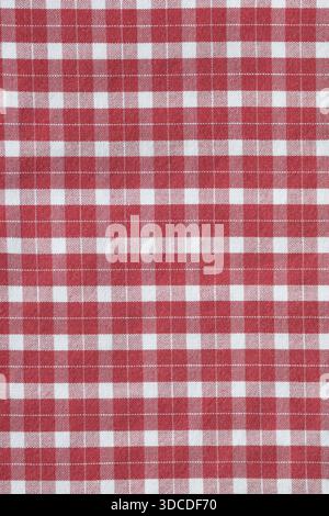 Multi colored plaid fabric background textured Stock Photo