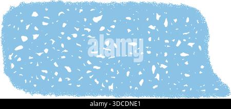 Blue Chalk Scribble Talk Bubble Stock Vector
