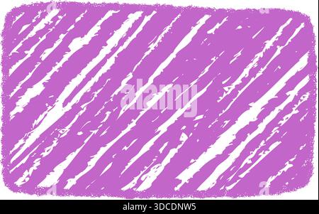 Diagonal Chalk Scribble Frame Sketch Stock Vector