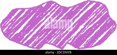 Diagonal Wavy Chalk Frame With Sketch Stock Vector