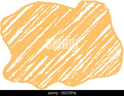 Organic Wavy Chalk Scribble Quote Frame Stock Vector