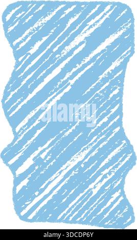 Organic Wavy Chalk Quote Box Sketch Stock Vector