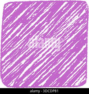 Diagonal Chalk Scribble Fluid Frame Sketch Stock Vector