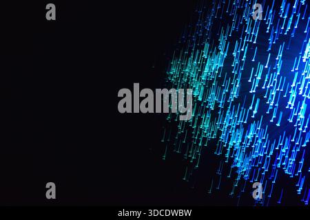 Abstract blurred lights motion effect background Stock Photo