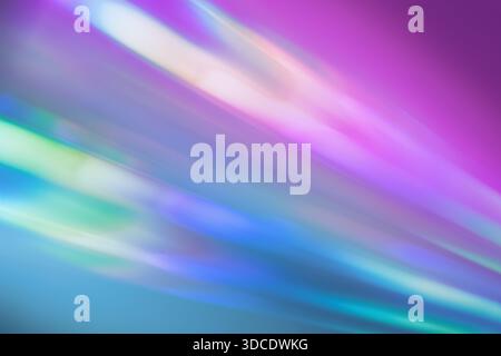Multicolored violet- blue  gradient abstract background - hologram Stock Photo