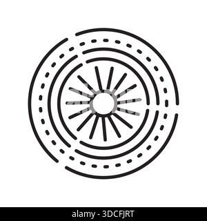 clutch black line icon. Vector isolated element.Editable stroke Stock Vector