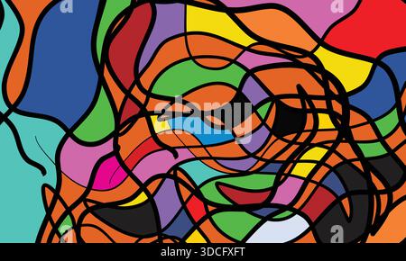 Abstract drift and dissolve illustration featuring flowing particles, smooth motion, and dynamic dispersion. Ideal for modern backgrounds, digital art Stock Vector