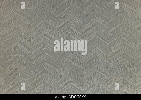 Grey Chevron Pattern Wallcovering Texture Background Stock Photo