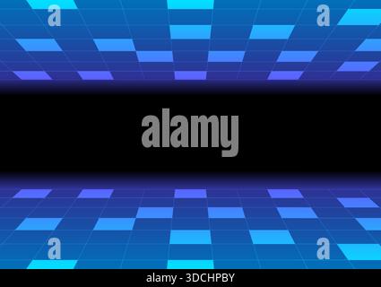 Abstract background with perspective grid, stock vector Stock Vector