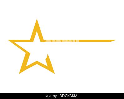 High quality star icon vector design for rating systems, favorite symbols, awards, achievements, and modern UI elements. Suitable for web, mobile apps Stock Vector