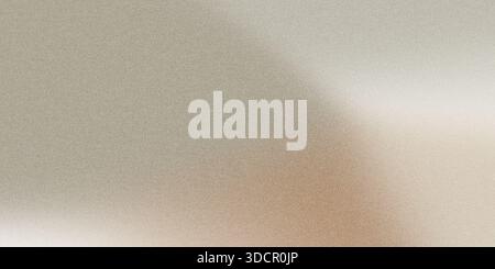 Soft beige to brown gradient creating grainy, abstract texture background Stock Photo