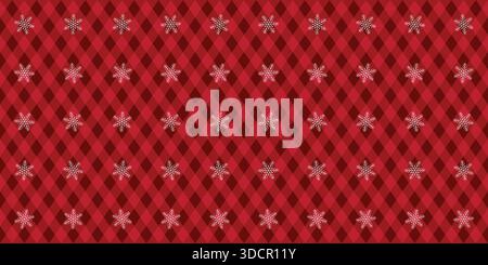 Christmas color background, seamless pattern. stock illustration, christmas pattern with showflakes Stock Vector