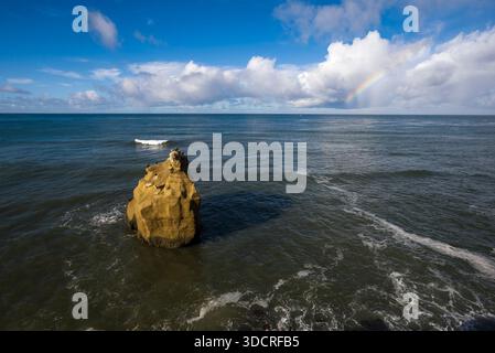 Bird Rock at Sunset Cliffs Natural Park. San Diego, California. Stock Photo