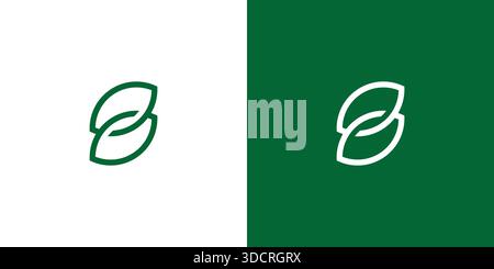 The S logo design for the seed logo is simple and modern Stock Vector