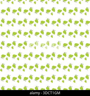 Seamless pattern of mango fruit on white background vector illustration Stock Vector