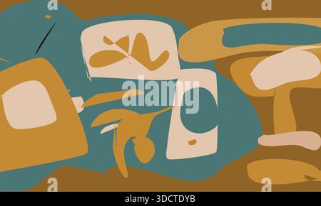 Abstract illustration featuring futuristic fragments, dynamic geometric shapes, and digital energy flow. Perfect for technology concepts, innovation v Stock Vector