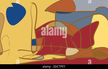 High-detail abstract illustration featuring structured chaos, dynamic geometric forms, and random complexity. Ideal for modern design, technology conc Stock Vector