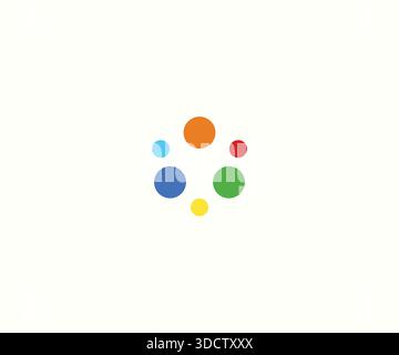 Minimal Abstract Logo Design Stock Vector