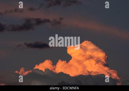 Dramatic storm clouds, Wallowa County, Oregon, USA. Stock Photo