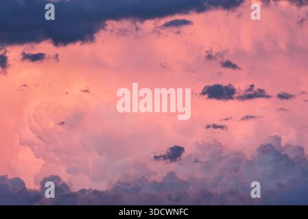 Dramatic storm clouds, Wallowa County, Oregon, USA. Stock Photo