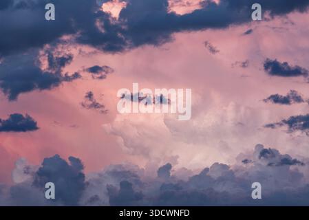 Dramatic storm clouds, Wallowa County, Oregon, USA. Stock Photo