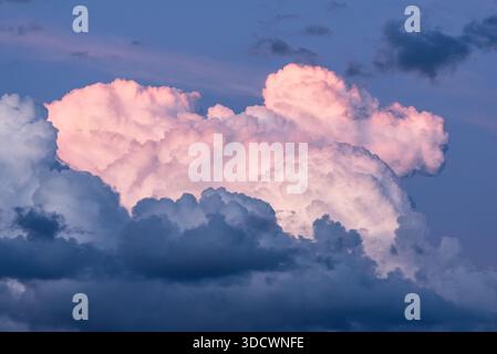 Dramatic storm clouds, Wallowa County, Oregon, USA. Stock Photo