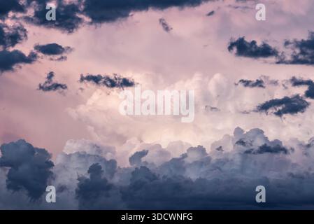 Dramatic storm clouds, Wallowa County, Oregon, USA. Stock Photo