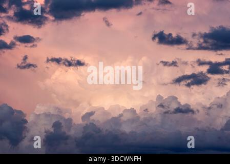Dramatic storm clouds, Wallowa County, Oregon, USA. Stock Photo