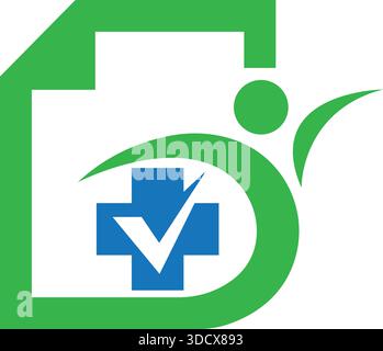 Document Leaf Check Logo Design Eco Business Template Vector Stock Vector
