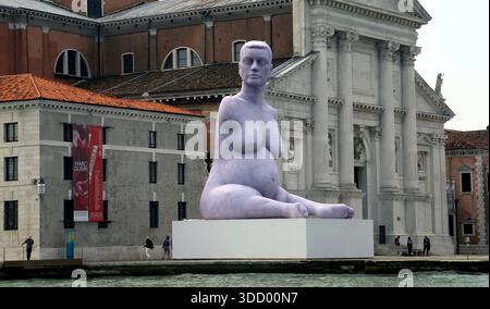 Installation "Alison Lapper Pregnant" on the 55th the Venice Biennale Stock Photo