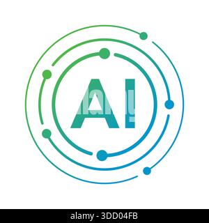 Artificial intelligence concept,electronic artificial intelligence interface stock illustration,Abstract, Analyzing Artificial  Artificial Intelligent Stock Photo
