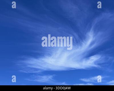 Soft clouds in blue sky Stock Photo