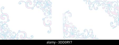 Gothic frame. Hand drawn decorative frame. Stock Vector